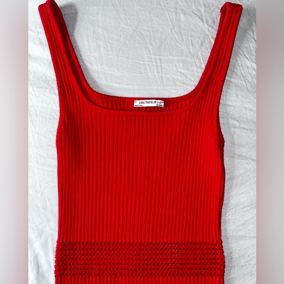 Midi Red Dress - Picture 3 of 4